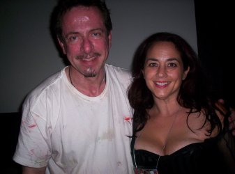 Sèphera met Clive Barker very briefly at Festival of Fear 2005