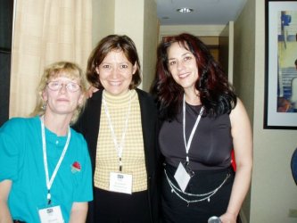 Sèphera, Yvonna Navarro and Elizabeth Monteleone at WHC 2005
